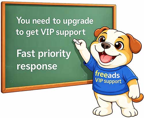 freeads support